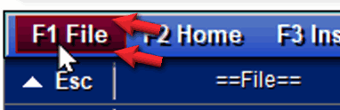 Highlighted menu bar gradient — top and bottom colour.