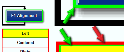 Multi-Toggle Button border colour (green / red arrows).