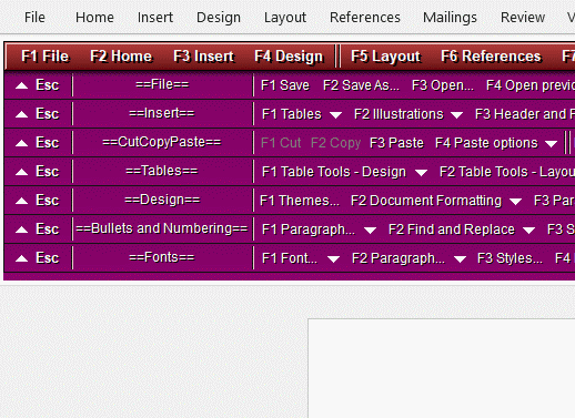Bond classic menu, showing the File menu dropped down, then displaying the Print Dialogue Box